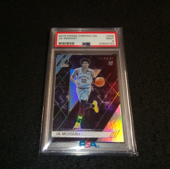 2019 Panini Chronicles RECON Ja Morant Rookie card #298 PSA 9 - Picture 3 of 4